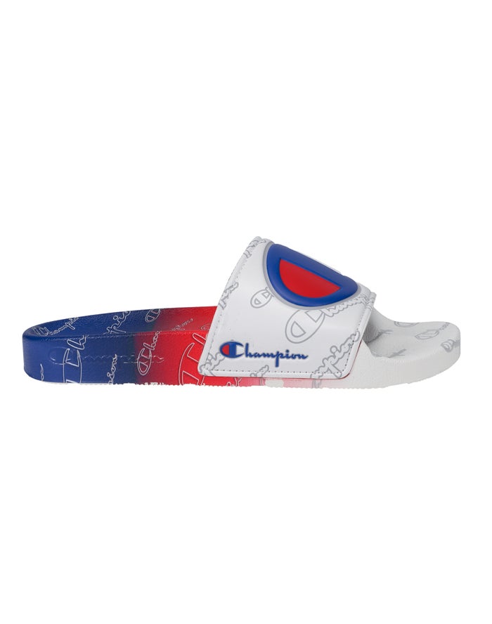 Chanclas Champion Mujer - Ipo Fade ( Blancas/Rojas/Azules ) 5893267-KV